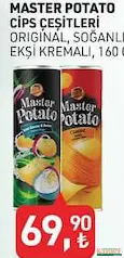 MASTER POTATO PATATES CİPSİ ÇEŞİTLERİ 160 G MASTER POTATO PATATES CİPSİ ÇEŞİTLERİ 160 G